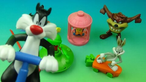 2019 LOONEY TUNES FUN SQUAD SET OF 6 JOLLIBEE KIDDIE MEAL COLLECTORS TOYS VIDEO REVIEW