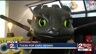 Tulsa Pop Culture Expo starts to set up for the weekend