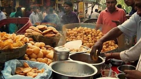 India Street Food, Pani Puri, Very Delicious