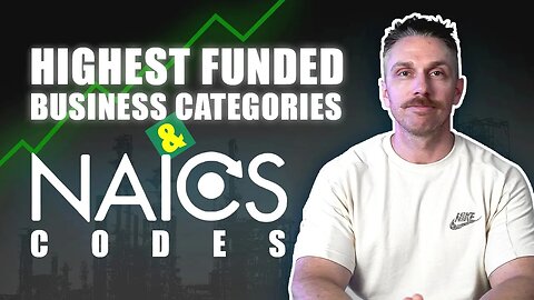 Highest Funded Business Categories & NAICS codes
