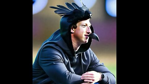 Mark Zuckerberg as a crow #markzuckerberg #crow #wonderapp