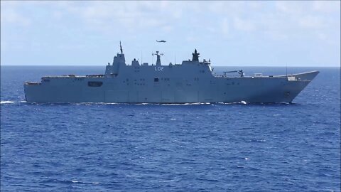 US, JMSDF, Royal Australian Navy Sail in Formation - RIMPAC 2022