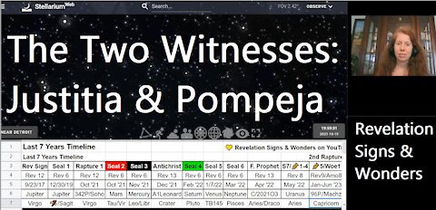 The Two (2) Witnesses in the Stars: Tracking Justitia & Pompeja