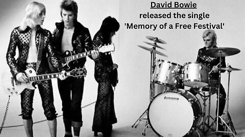 Discover the Surprising Story Behind David Bowie's Hit 'Memory of a Free Festival' #shorts