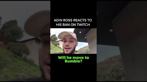 Adin Ross BANNED on Twitch, will he move? #adinross #banned #twitch #news #why