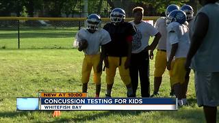 'Baseline concussion testing' gains popularity in youth sports