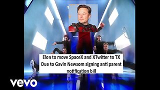 Elon moving SpaceX and X to Texas due to CA non parent notification law