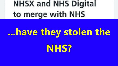 ...have they stolen the NHS?