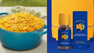 Kraft Dinner sort un kit d'huiles essentielles et on espère que c'est un poisson d'avril