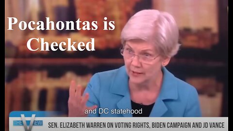 Pocahontas is Checked... We are a Representitive Constitutional Republic.