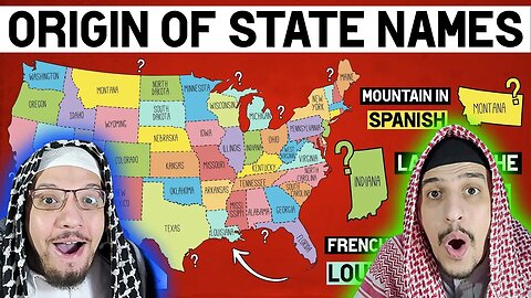 Arab Muslim Brothers Reaction To How Did Each U.S. State Get Its Name?