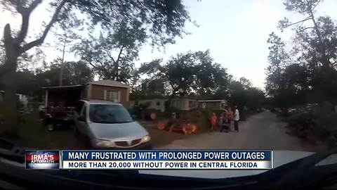 Power outages throughout the state of Florida after Hurricane Irma