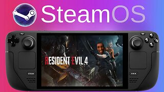 Performance Update of Resident Evil 4 Remake's Chainsaw Demo on Steam Deck - SteamOS AS CJ!