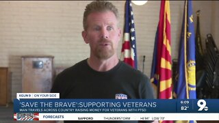 Former US Marine rides 4,600 miles for Save the Brave