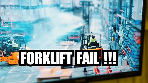 AH SNAP! Funny Forklift Fail!