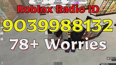 Worries Roblox Radio Codes/IDs