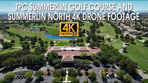 TPC Golf Course Summerlin And Summerlin North 4K Drone Footage August 2023
