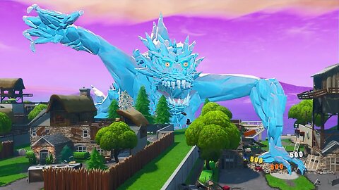 *NEW* POLAR PEAK "MONSTER" SEEN! FINAL BOSS MONSTER "CIRCLING" FORTNITE ISLAND - SEASON 9 LIVE EVENT