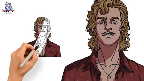 How to Draw Billy Hargrove Stranger Things Season 4 - Art Tutorial