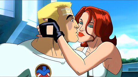 Black widow and Caption America Kiss 💋, Ultimate Avengers