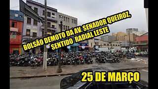 Dica Avenida Senor Queiroz sentido Radial Leste (25 de março)#moto #saopaulo #saopaulomotos #brazil