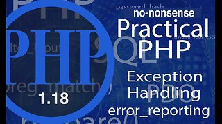 video #18 - Exception Handling