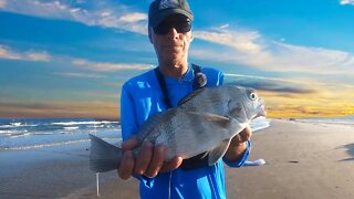 Eating Whatever I Catch.. Catch and Cook Surf Fishing