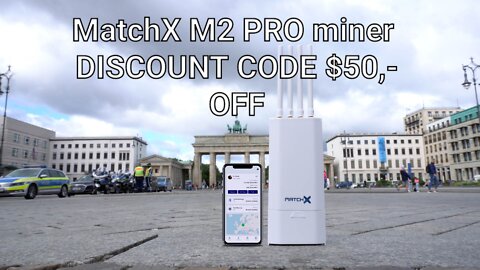 MatchX M2 pro miner Discount code 50$ off