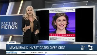 Mayim Bialik investigated over CBD?