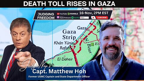 Matthew Hoh, fmr USMC Captain: Death in Gaza