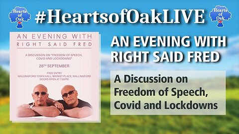 Right Said Fred LIVE: A Discussion on Freedom of Speech, COVID and Lockdowns