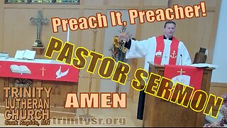 2023 10 29 Oct 29th Pastor Sermon Trinity Lutheran Sauk Rapids MN