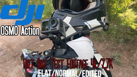 DJI Osmo Action Dirt Bike Test Footage (4k and 2.7K)