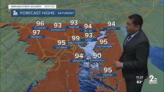 WMAR-2 News Cesar Cornejo's Friday forecast