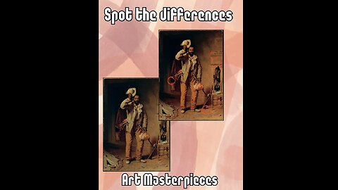 Spot the differences art masterpieces