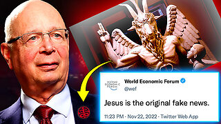 🛑 Super Villain and Psycho Megalomaniac Klaus Schwab Says ‘God Is Dead’ and the WEF is ‘Acquiring Divine Powers’