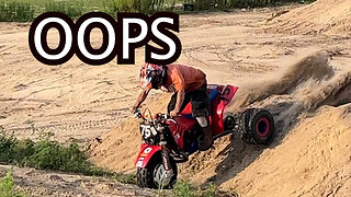 Vintage 3 Wheeler vs 2023 YFZ450 Old man vs His sponsored rider.