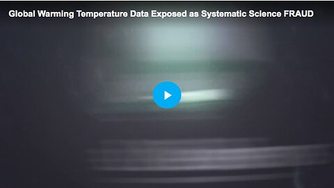 Global warming temperature data as science fraud