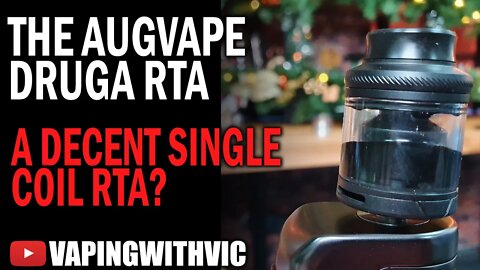 AugVape Druga RTA - The Druga line enters the tank market