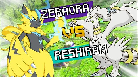 SHINY ZERAORA VS RESHIRAM Legendary & Mythical Pokemon Battle Royale! Pokken tournament