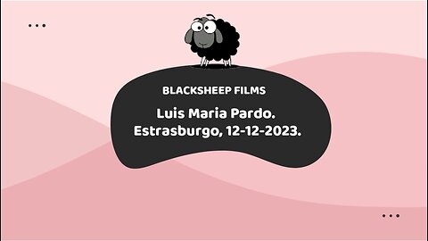 Luis Maria Pardo. Estrasburgo, 12-12-2023.