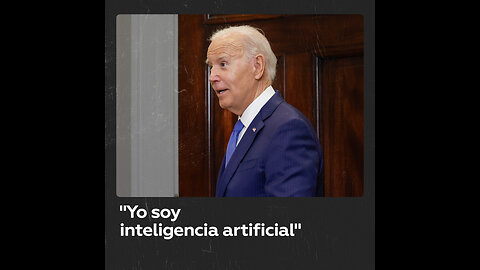 Joe Biden bromea que él "es inteligencia artificial"