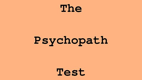 The Psychopath Test