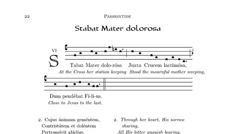 Stabat Mater - the easy hymn version - Our Lady of Sorrows by the Cross