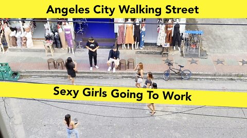 ANGELES CITY WALKING STREET Sexy Girls Going To Work
