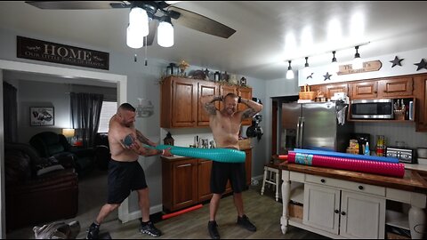 Pool Noodle Pain Challenge!!!