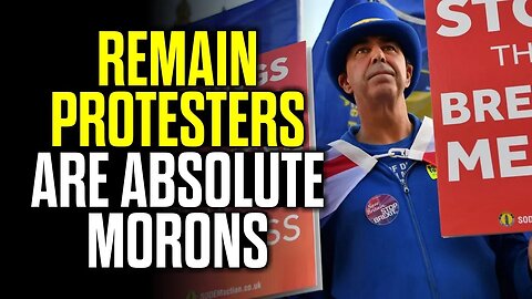 Remain Protesters are Absolute Morons