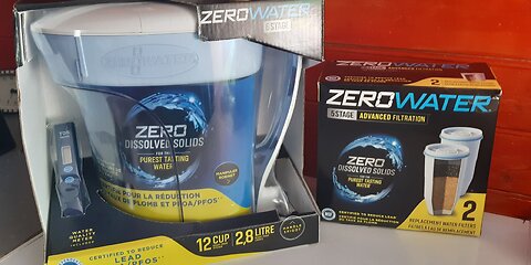 ZeroWater filter unboxing and review