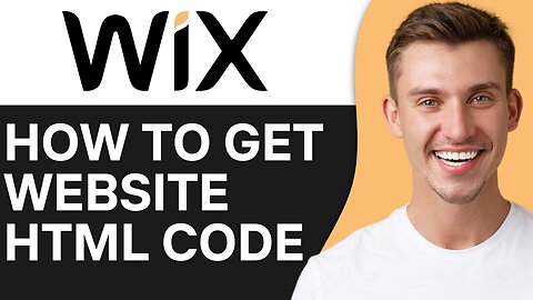 HOW TO GET WIX WEBSITE HTML CODE