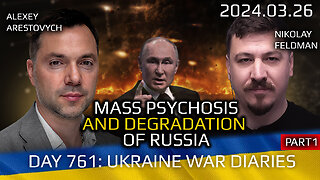 War in Ukraine, Analytics. Day 761 (part1): Mass Psychosis & Degradation of Russia